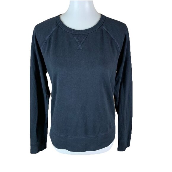 American Giant Navy Pullover Sweatshirt Women’s Small Core Basic - Picture 1 of 4